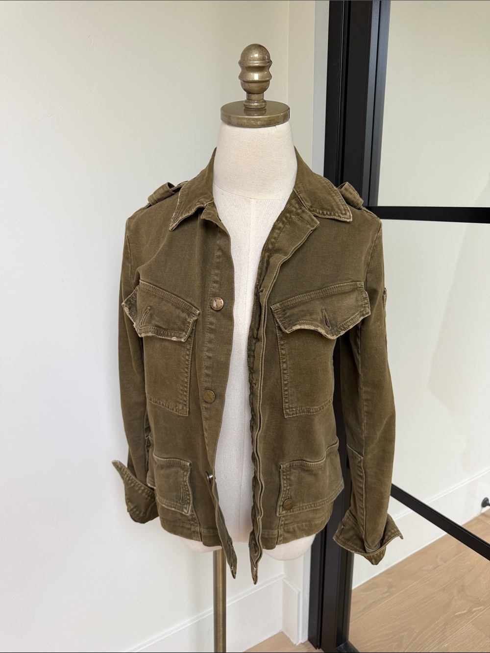 Current/Elliott Olive Green Utility Jacket